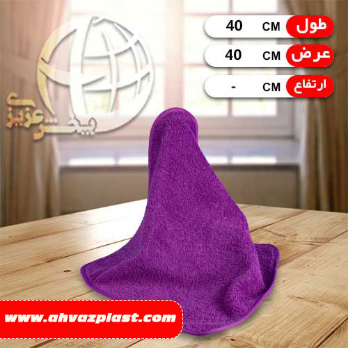 دستمال 40 در 40 نواردار پرنیا